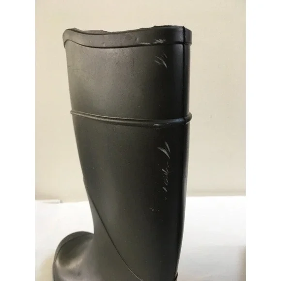 Servus Rubber Black Rain Muck Boots Mens Sz 8 Womens Size 10 Unisex Made In USA - Picture 11 of 11